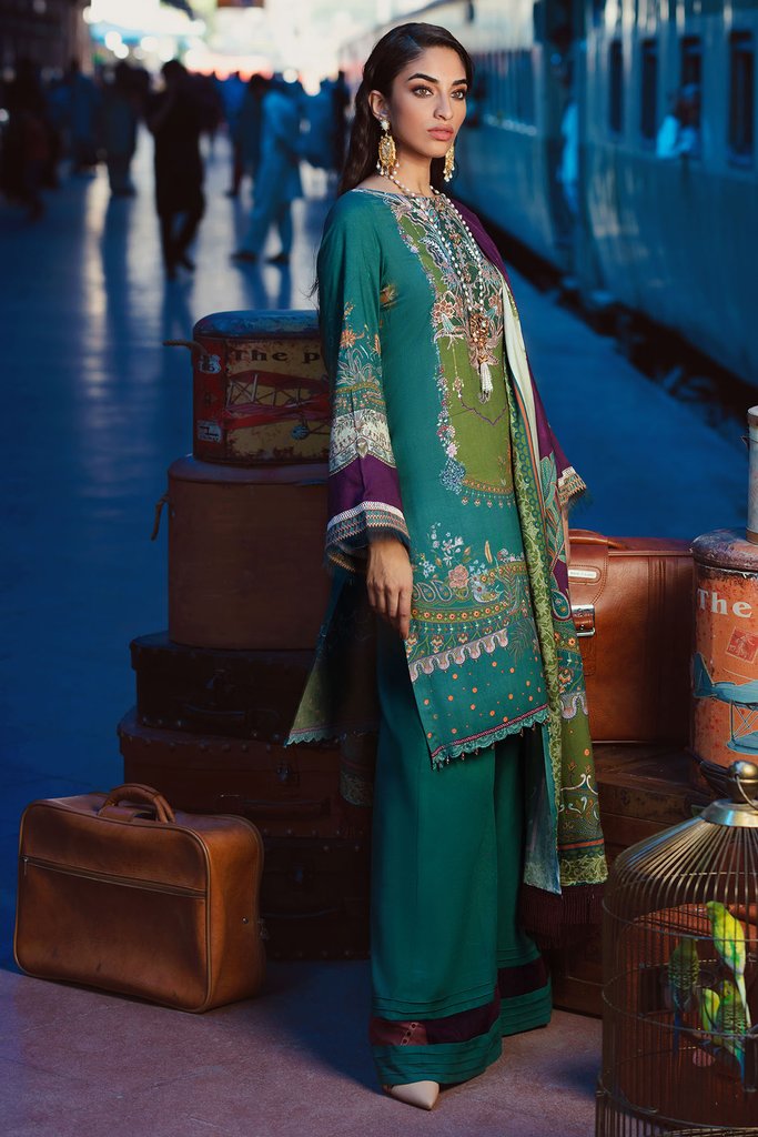Umang by Motifz Digital Printed Embroidered Linen 3pc Suit 3067-MARISOL - FaisalFabrics.pk