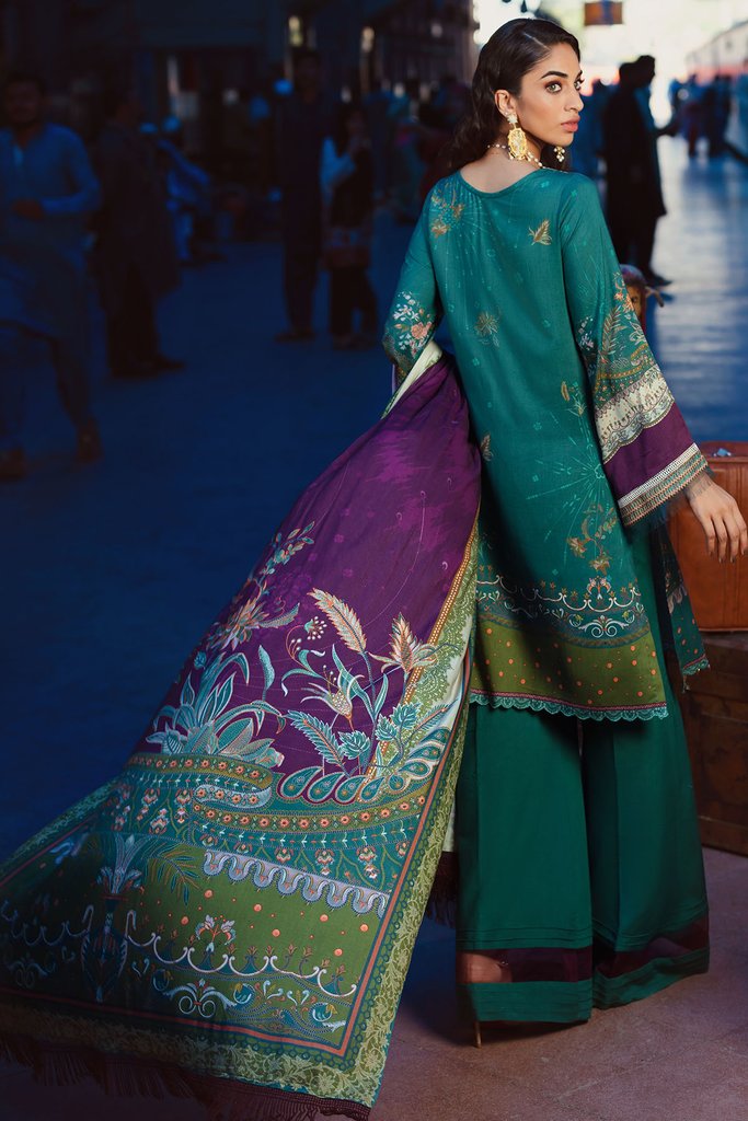Umang by Motifz Digital Printed Embroidered Linen 3pc Suit 3067-MARISOL - FaisalFabrics.pk