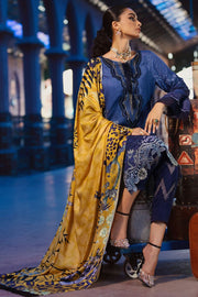 Umang by Motifz Digital Printed Embroidered Linen 3pc Suit 3068-DELORES - FaisalFabrics.pk