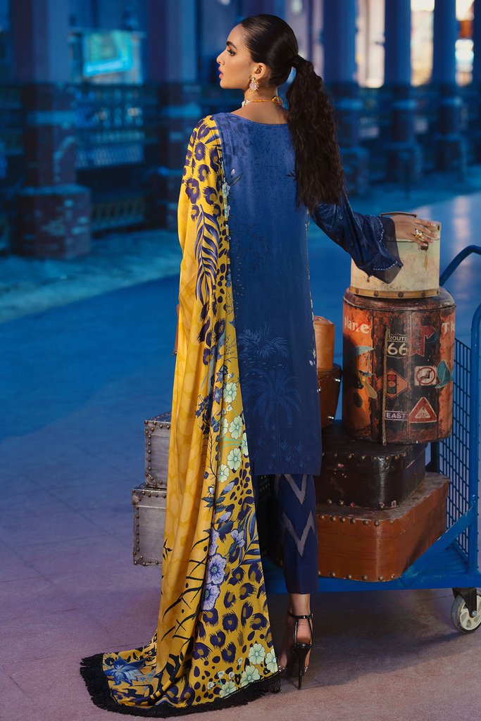 Umang by Motifz Digital Printed Embroidered Linen 3pc Suit 3068-DELORES - FaisalFabrics.pk
