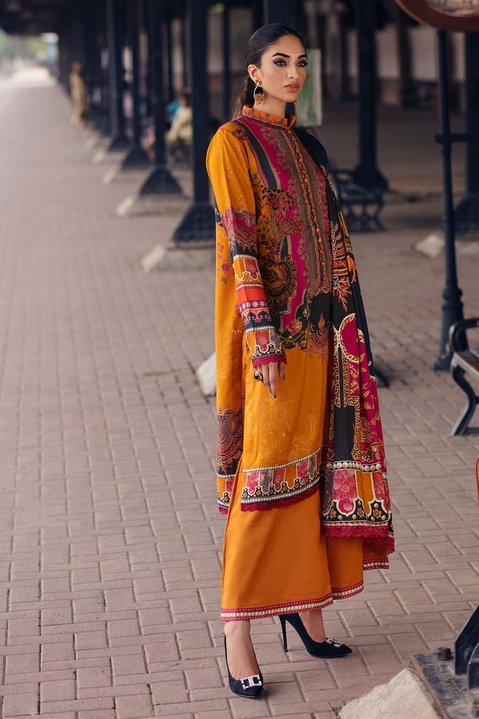 Umang by Motifz Digital Printed Embroidered Linen 3pc Suit 3069-CECILY - FaisalFabrics.pk