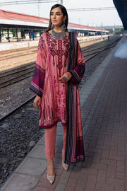Umang by Motifz Digital Printed Embroidered Linen 3pc Suit 3078-MIST - FaisalFabrics.pk