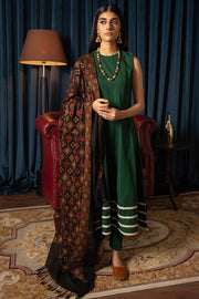 Motifz Womens Winter Embroidered Blend Wool Shawl 3086-MILANA - FaisalFabrics.pk