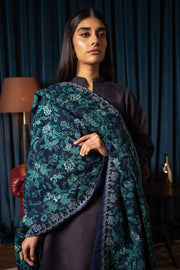 Motifz Womens Winter Embroidered Blend Wool Shawl 3090-MERRYN - FaisalFabrics.pk