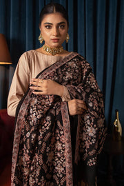 Motifz Womens Winter Embroidered Blend Wool Shawl 3091-SAGE - FaisalFabrics.pk