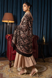 Motifz Womens Winter Embroidered Blend Wool Shawl 3091-SAGE - FaisalFabrics.pk
