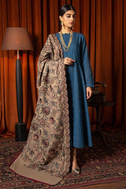 Motifz Womens Winter Embroidered Pashmina Blend Shawl 3096-LYSSA - FaisalFabrics.pk