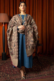 Motifz Womens Winter Embroidered Pashmina Blend Shawl 3096-LYSSA - FaisalFabrics.pk