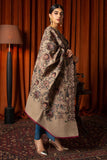 Motifz Womens Winter Embroidered Pashmina Blend Shawl 3096-LYSSA - FaisalFabrics.pk