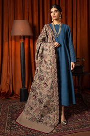 Motifz Womens Winter Embroidered Pashmina Blend Shawl 3096-LYSSA - FaisalFabrics.pk