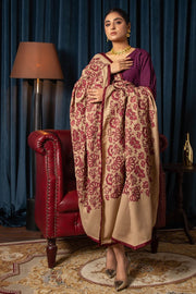 Motifz Womens Winter Embroidered Pashmina Blend Shawl 3098-EMRIC - FaisalFabrics.pk