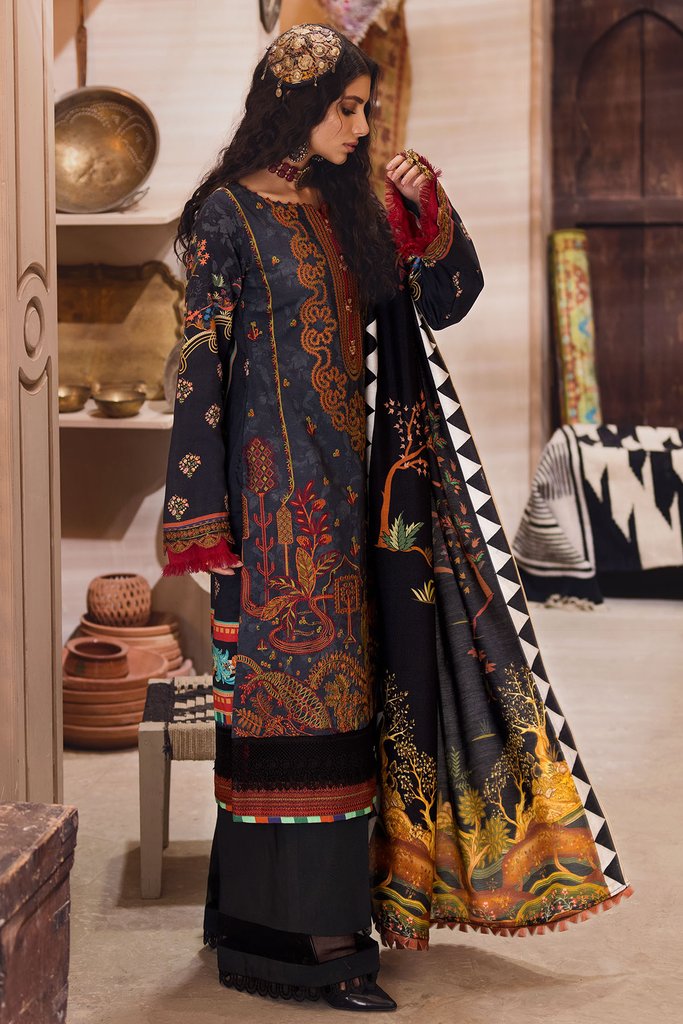 Motifz Premium Winter 2021 Embroidered Linen 3 Piece Suit 3099-NURAY - FaisalFabrics.pk