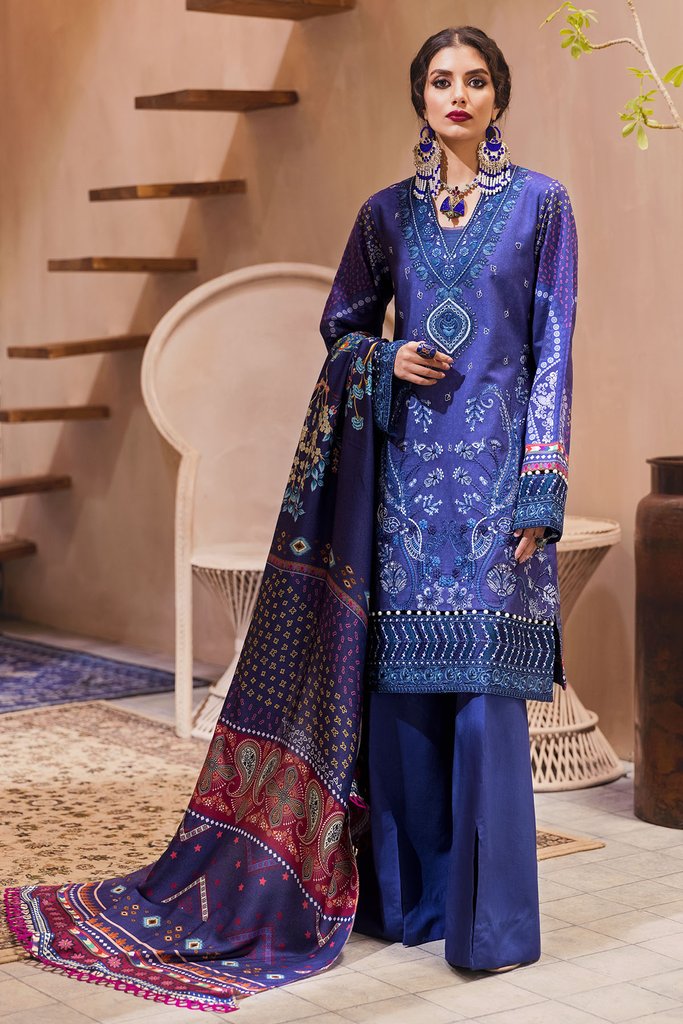 Motifz Premium Winter 2021 Embroidered Linen 3 Piece Suit 3101-LRMAK - FaisalFabrics.pk