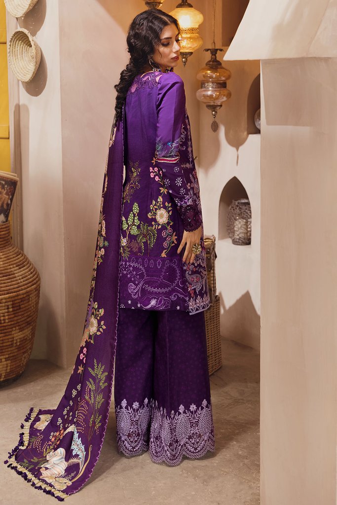 Motifz Premium Winter 2021 Embroidered Linen 3 Piece Suit 3102-GULYA - FaisalFabrics.pk