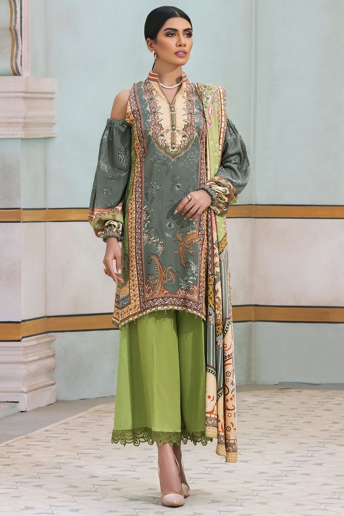 Umang by Motifz Digital Printed Cotail Linen 3pc Suit 3116-SOFT-PASLEY - FaisalFabrics.pk