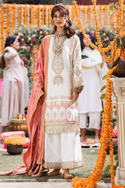 Motifz Shehnai Embroidered Festive Jacquard 3pc Suit 3136-MEHFIL - FaisalFabrics.pk