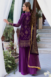 Motifz Shehnai Embroidered Festive Jacquard 3pc Suit 3140-BALSAM - FaisalFabrics.pk