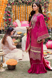 Motifz Shehnai Embroidered Festive Jacquard 3pc Suit 3141-MOTIA - FaisalFabrics.pk