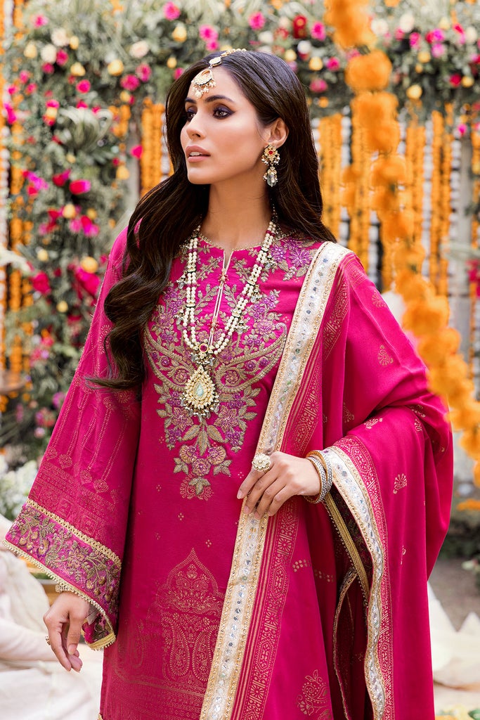 Motifz Shehnai Embroidered Festive Jacquard 3pc Suit 3141-MOTIA - FaisalFabrics.pk