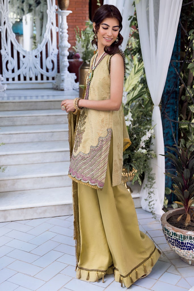 Motifz Shehnai Embroidered Festive Jacquard 3pc Suit 3143-NOORI - FaisalFabrics.pk