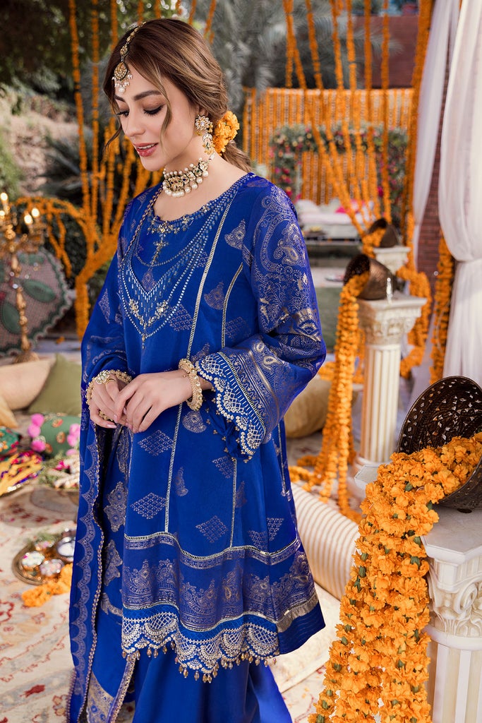Motifz Shehnai Embroidered Festive Jacquard 3pc Suit 3149-DASTAAN - FaisalFabrics.pk