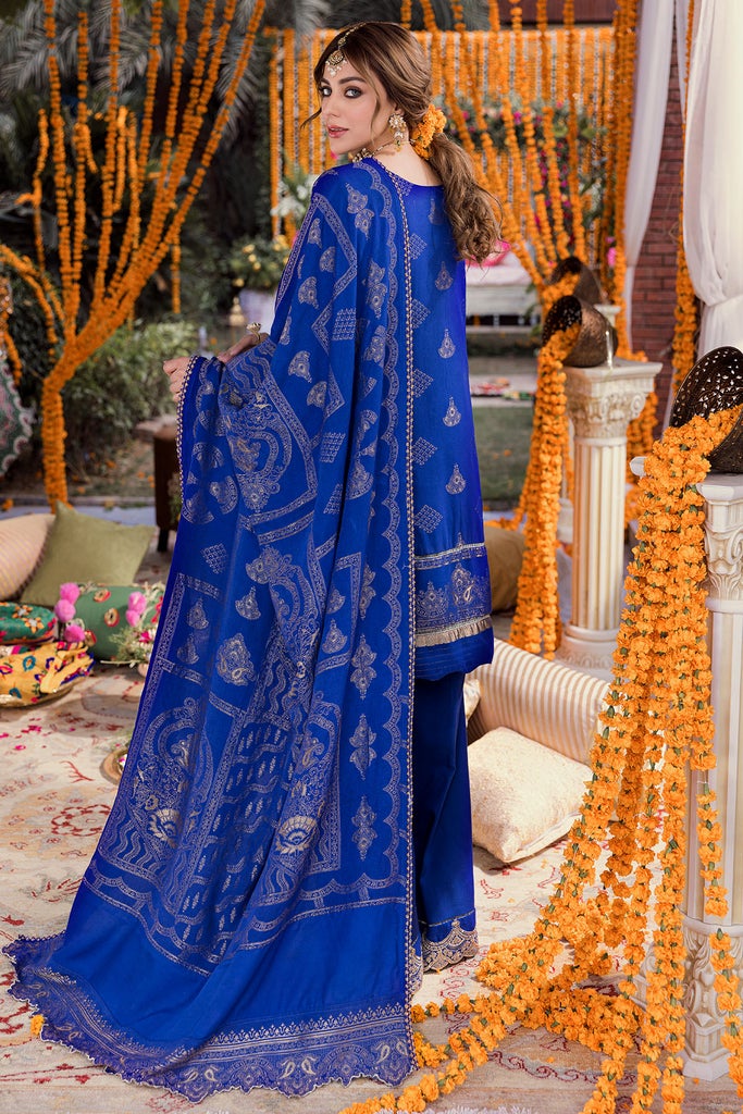 Motifz Shehnai Embroidered Festive Jacquard 3pc Suit 3149-DASTAAN - FaisalFabrics.pk