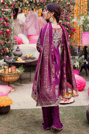 Motifz Shehnai Embroidered Festive Jacquard 3pc Suit 3150-AZRA - FaisalFabrics.pk