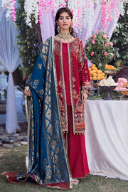 Motifz Shehnai Embroidered Festive Jacquard 3pc Suit 3151-SOHA - FaisalFabrics.pk