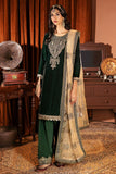 Motifz Grand Valour Embroidered Velvet Unstitched 3Pc Suit 3164-NOOR-JAHAN - FaisalFabrics.pk
