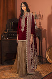 Motifz Grand Valour Embroidered Velvet Unstitched 3Pc Suit 3165-ZIL-E-HUMA - FaisalFabrics.pk