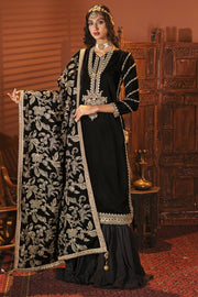 Motifz Grand Valour Embroidered Velvet Unstitched 3Pc Suit 3166-ANJUMAN - FaisalFabrics.pk