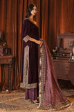 Motifz Grand Valour Embroidered Velvet Unstitched 3Pc Suit 3171-ZOHRA