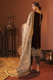Motifz Grand Valour Embroidered Velvet Unstitched 3Pc Suit 3172-MANHA - FaisalFabrics.pk