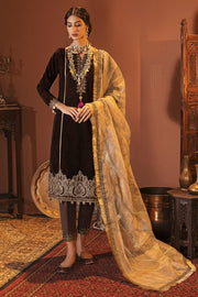 Motifz Grand Valour Embroidered Velvet Unstitched 3Pc Suit 3172-MANHA - FaisalFabrics.pk