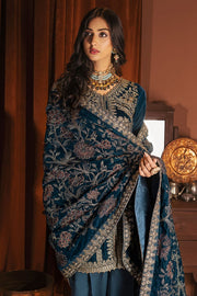Motifz Grand Valour Embroidered Velvet Unstitched 3Pc Suit 3173-ANARKALI - FaisalFabrics.pk