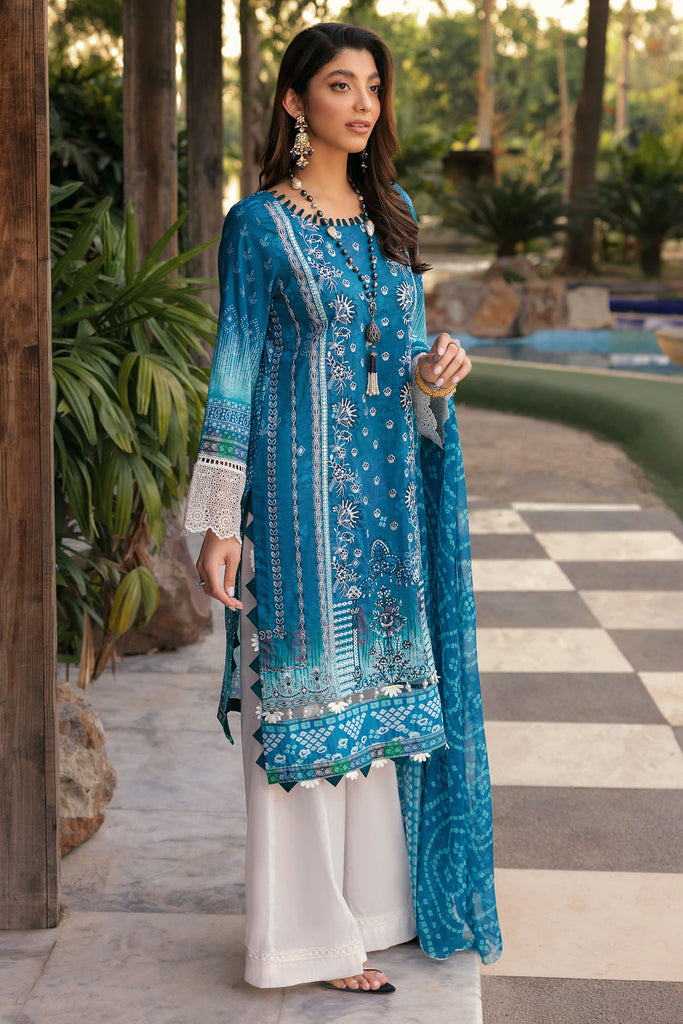 Motifz Amal Vol-03 Embroidered Lawn Unstitched 3Pc Suit 3289-SOPHIE