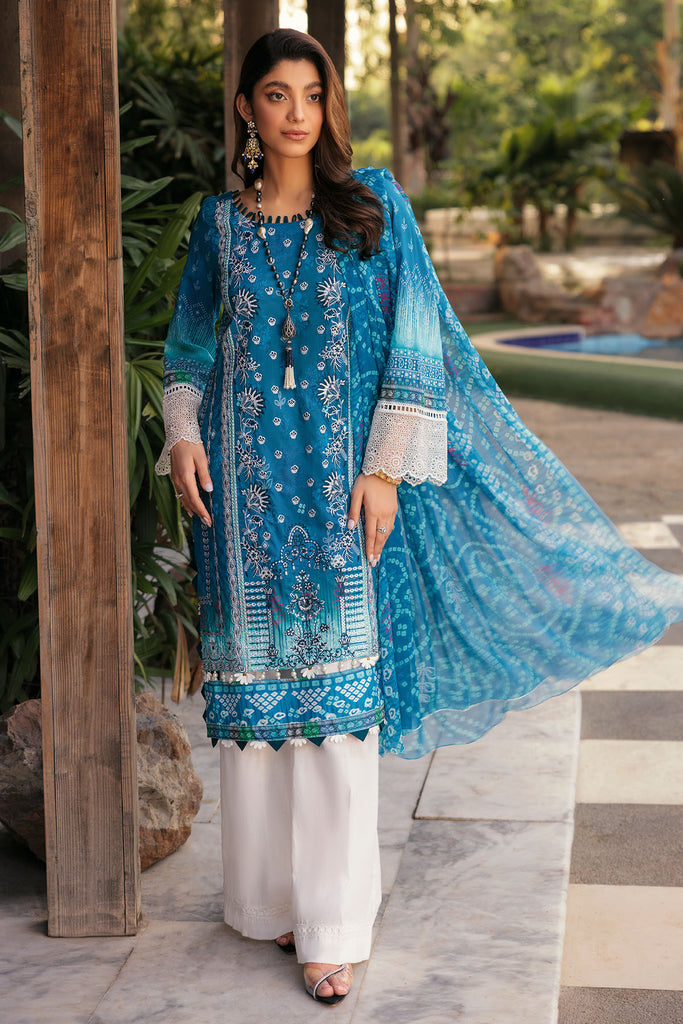 Motifz Amal Vol-03 Embroidered Lawn Unstitched 3Pc Suit 3289-SOPHIE