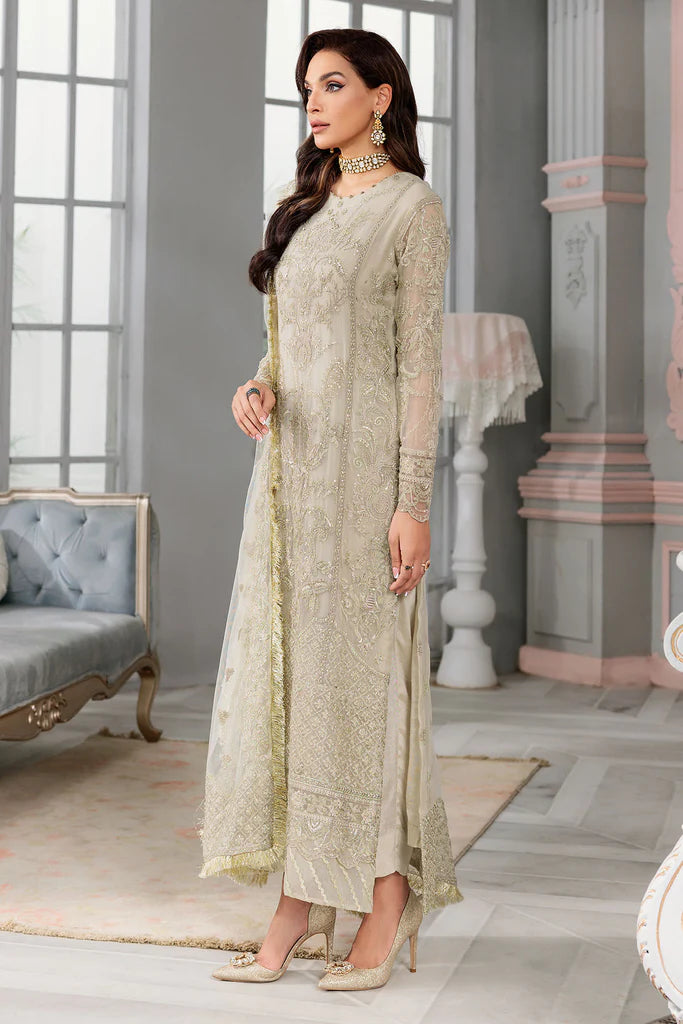 Motifz Premium Embroidered Bemberg Unstitched Suit 3400-ROSE-SHELL