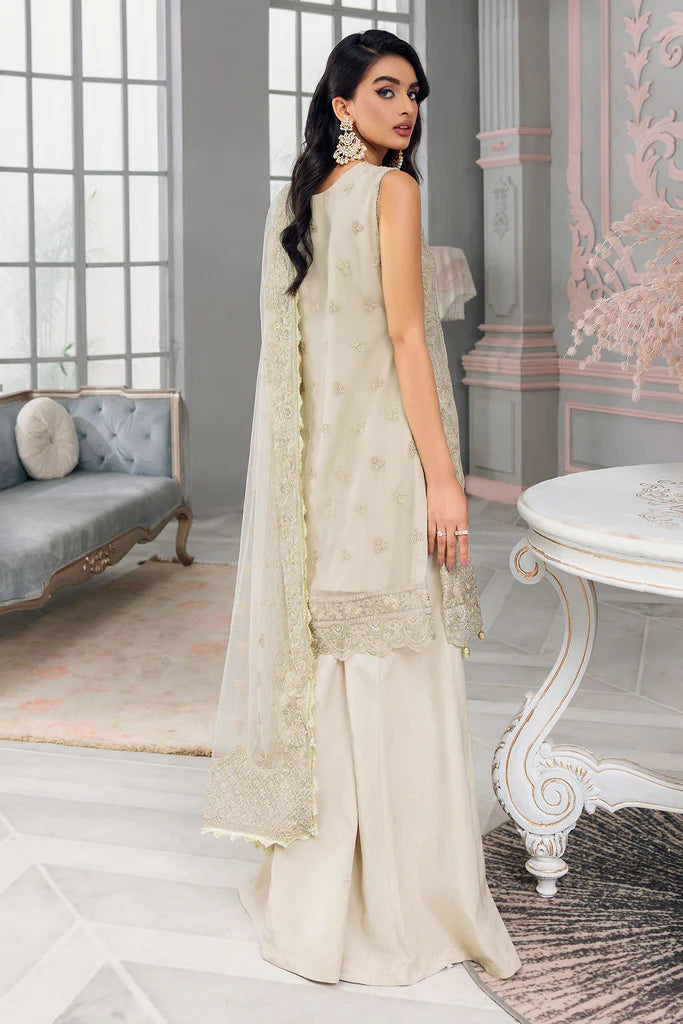 Motifz Premium Embroidered Bemberg Unstitched Suit 3400-ROSE-SHELL