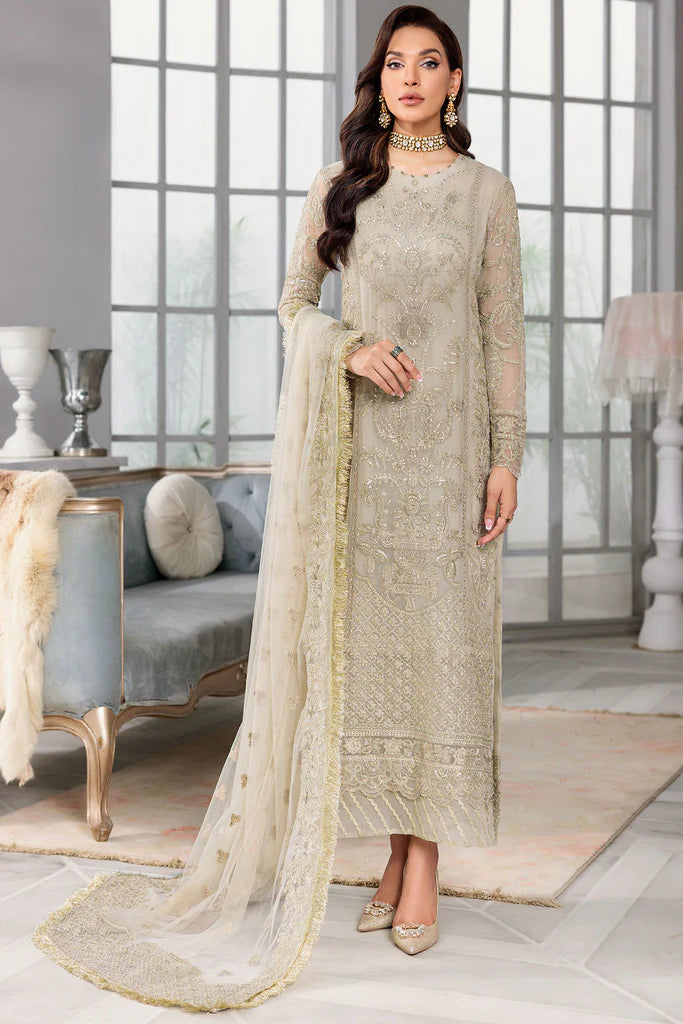 Motifz Premium Embroidered Bemberg Unstitched Suit 3400-ROSE-SHELL