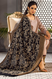 Motifz Unstitched Embroidered Pashmina Blend Shawl 3416-ROSE-PETAL