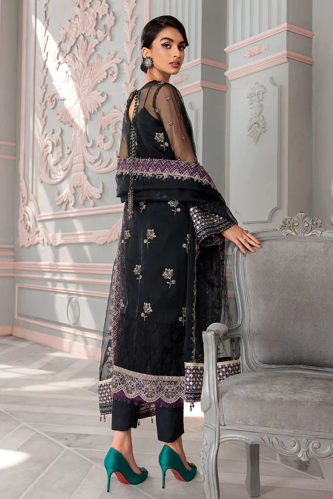 Motifz Premium Embroidered Bemberg Unstitched Suit 3457-CRYSTAL
