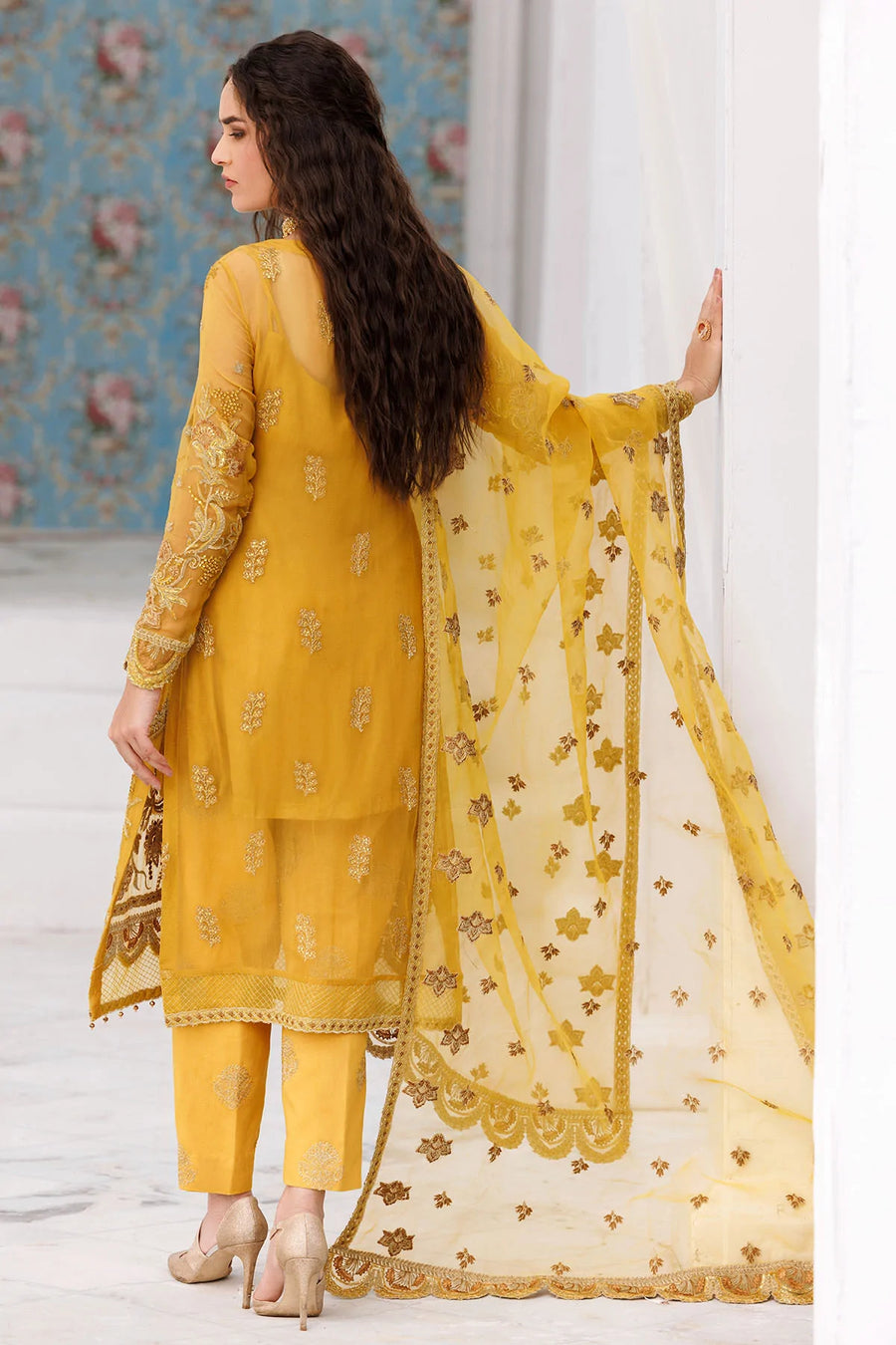 Motifz Premium Embroidered Bemberg Unstitched Suit 3461-LOQUAT