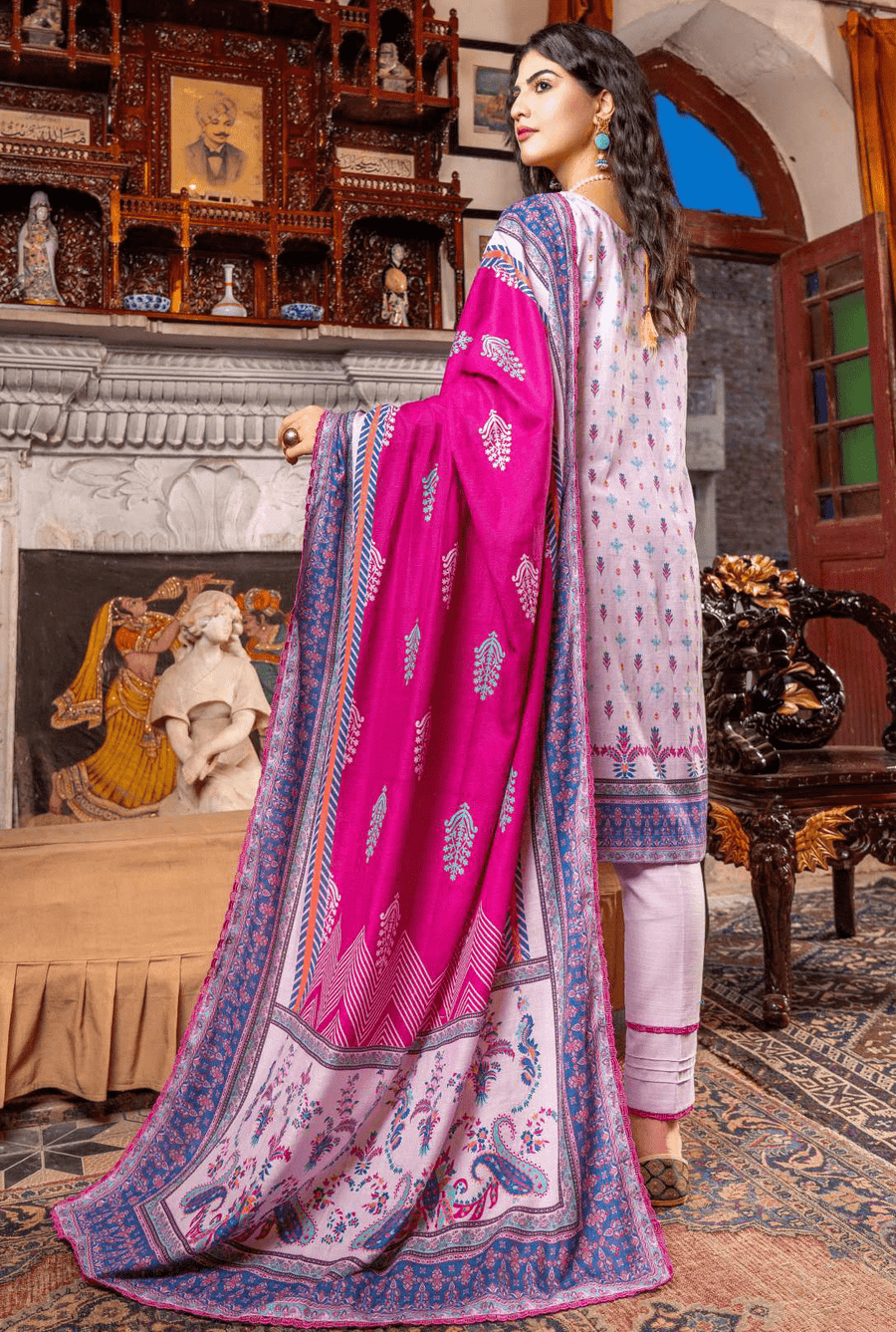 Rang by Motifz Digital Printed Khaddar Unstitched 3Pc Suit 3478-A
