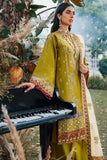Motifz Naqsh Embroidered Cotton Satin Unstitched 3Pc Suit 3481-HIRAYA