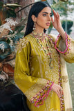 Motifz Naqsh Embroidered Cotton Satin Unstitched 3Pc Suit 3481-HIRAYA