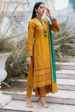 Motifz Naqsh Embroidered Cotton Satin Unstitched 3Pc Suit 3483-DIWA