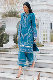 Motifz Naqsh Embroidered Cotton Satin Unstitched 3Pc Suit 3486-CYNARA