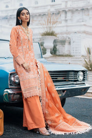 Motifz Naqsh Embroidered Cotton Satin Unstitched 3Pc Suit 3490-SARAWAK