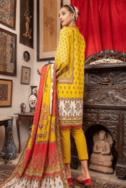 Rang by Motifz Digital Printed Khaddar Unstitched 3Pc Suit 3491-A